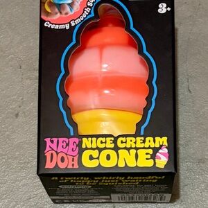 Needoh nice cream ice cream cone orange